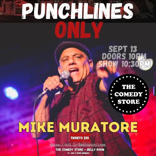 PUNCHLINES ONLY https://www.showclix.com/event/punchlines-september13th